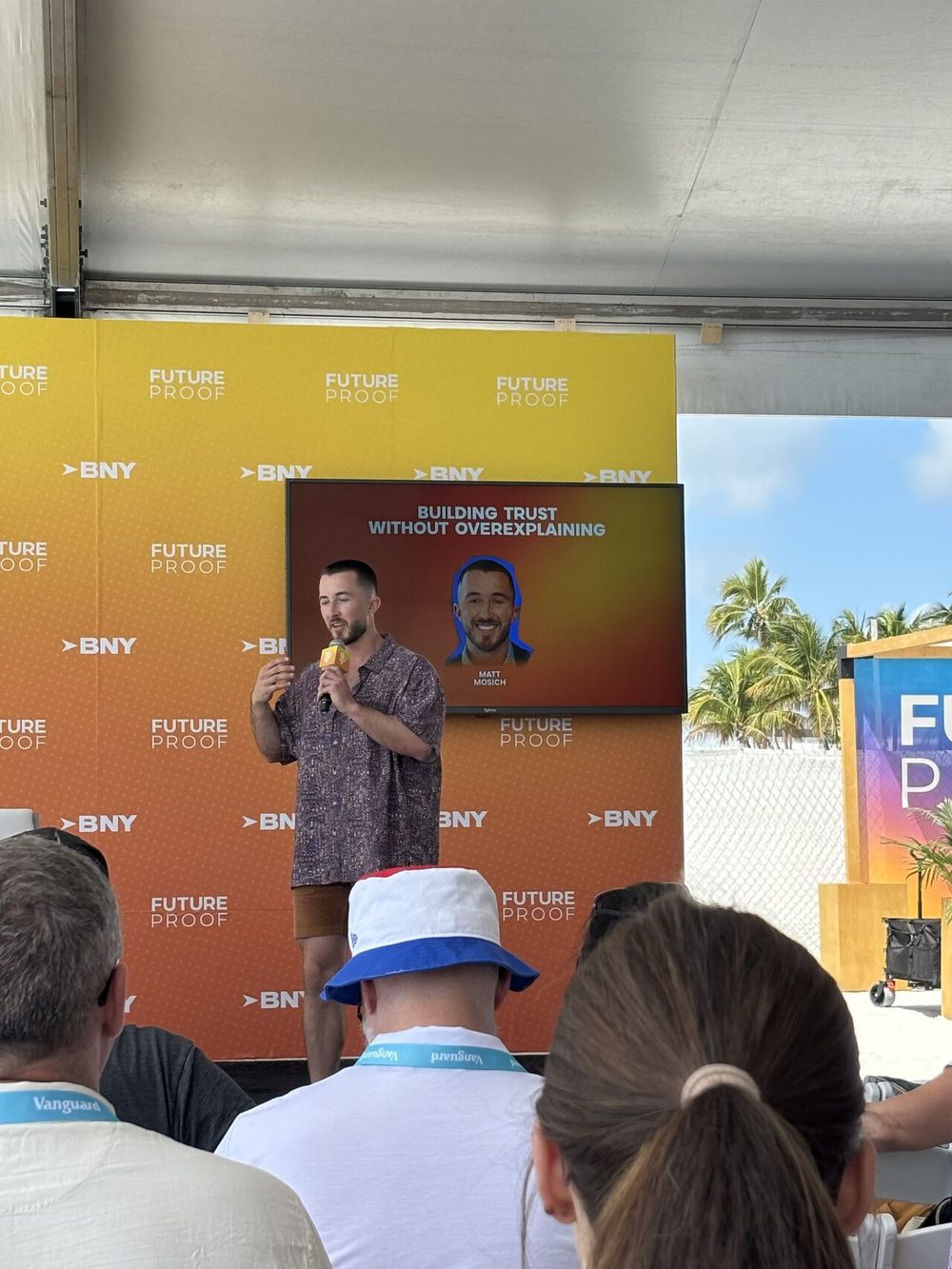 Matt Mosich on stage